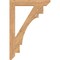 Ekena Millwork Merced Slat Smooth Bracket, Western Red Cedar, 3 1/2"W x 26"D x 38"H BKT04X26X38MRC06SWR - alternate 4